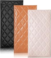 Vista 1 de TRIUMPH VISION Bolsa de cuero para lentes de sol, paquete de 3 soportes para gafas de almacenamiento de resorte