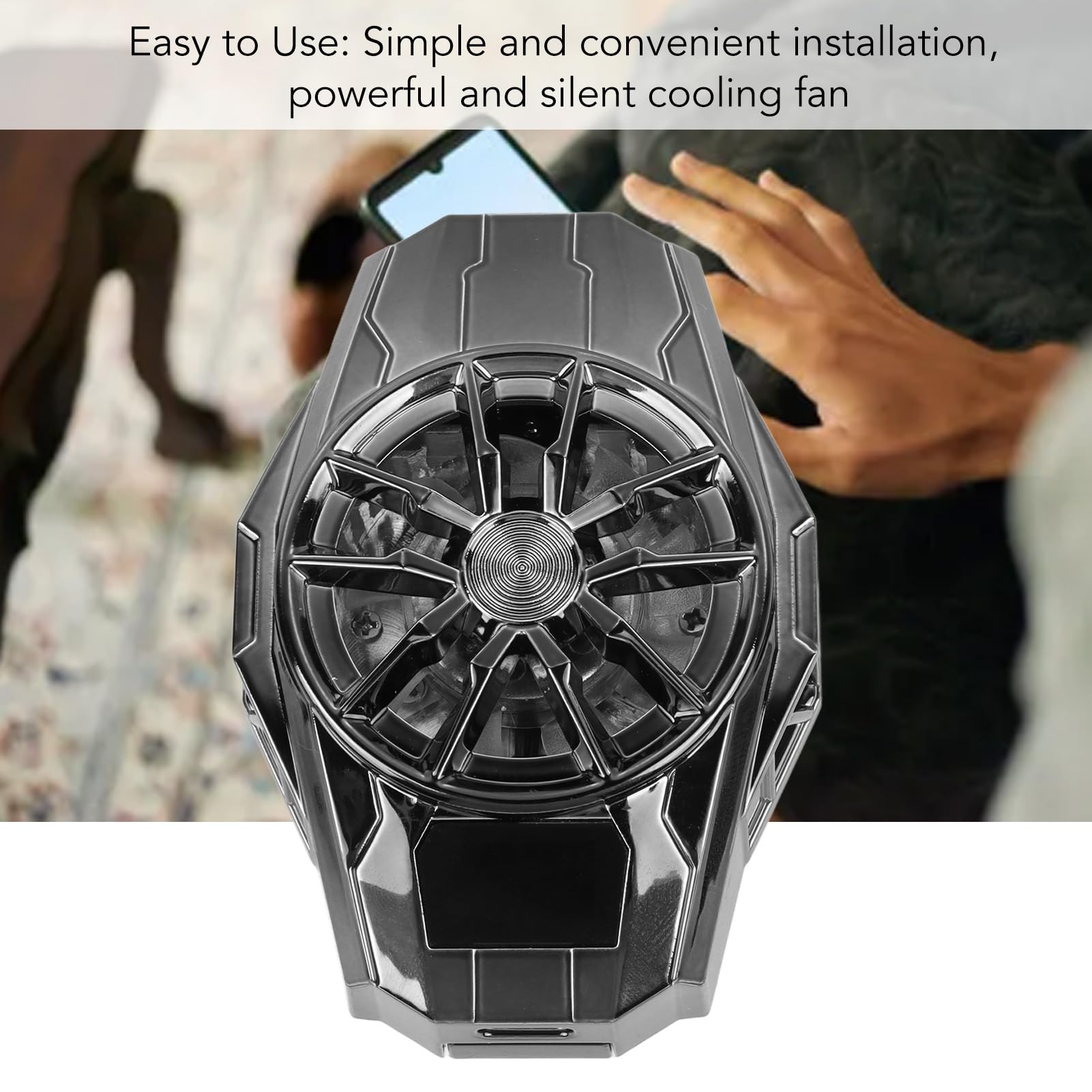Raffreddatore per Telefono Cellulare, Radiatore per Cellulare a Semiconduttore Silenzioso Ricaricabile USB Ventola di Raffreddamento per Telefono Cellulare Magnetico Leggero