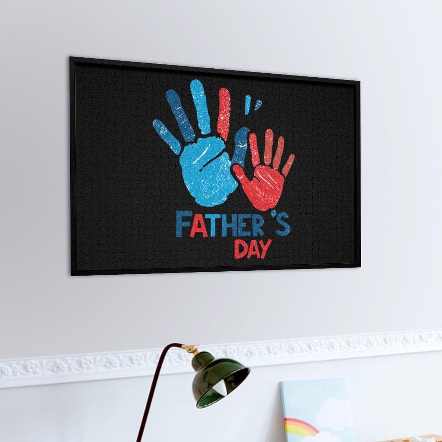 Fathers Day Best Dad Puzzles for Adults 1000 PCS Wooden Jigsaw Puzzle Wall Decor Christmas
