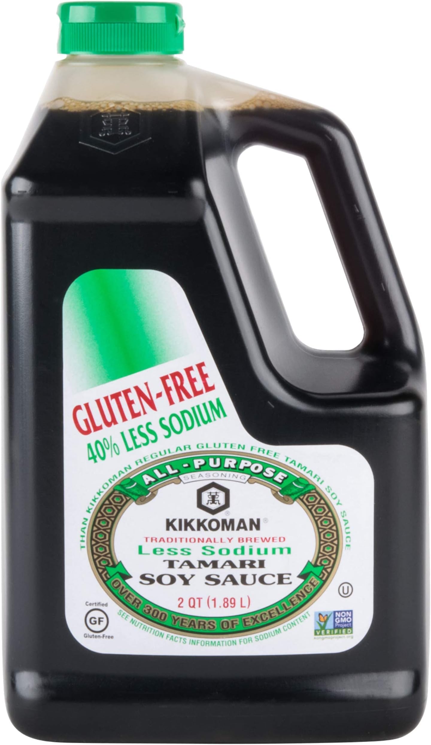 Amazon.com : Kikkoman Less Sodium Gluten Free Tamari Soy Sauce .5 ...
