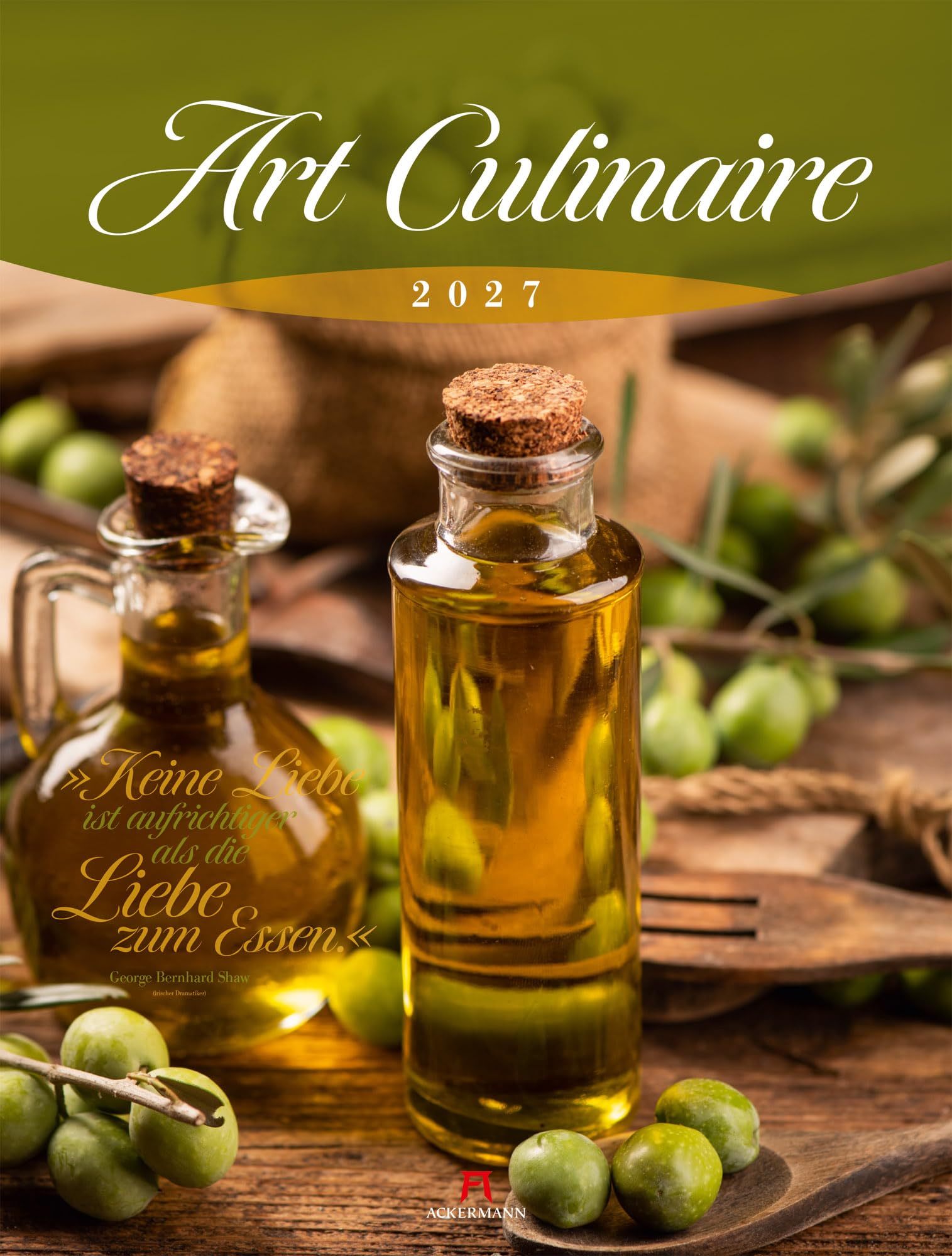 Art Culinaire Kalender 2027: Geschmackvoller Küchen-Kalender im großen Hochformat (50x66 cm) | Für Kochliebhaber:innen und Gourmets