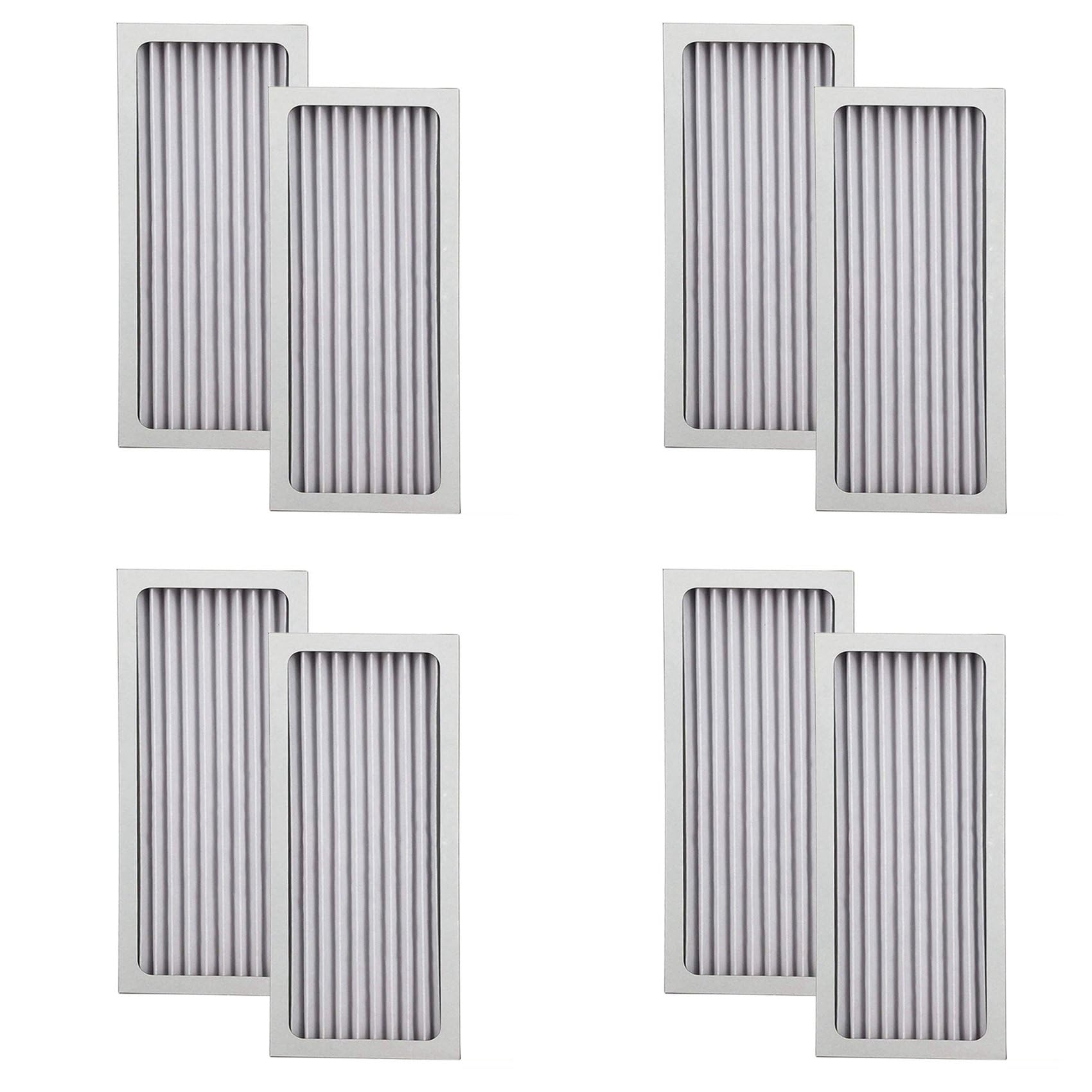 Filtres HEPA TrueAir pour maison saine - Pack de 8 rechanges anti-poussière pour salon et chambre