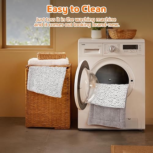 Miniatura 4 de Cama para gatos autocalentable, de 31.5 x 23.6 pulgadas, ultra suave, autocalentable, refleja el calor corporal, lavable, alfombrilla térmica no