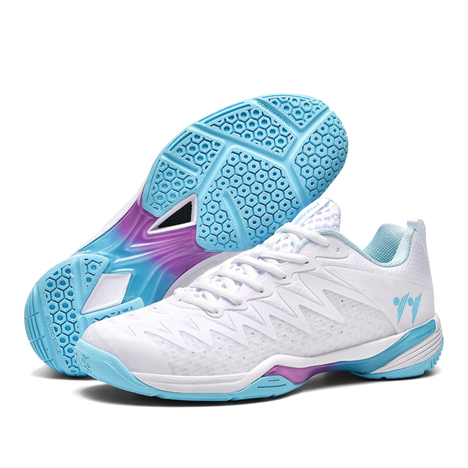 Doppelkraft - Zapatillas de bádminton competitivas con inserto de carbono