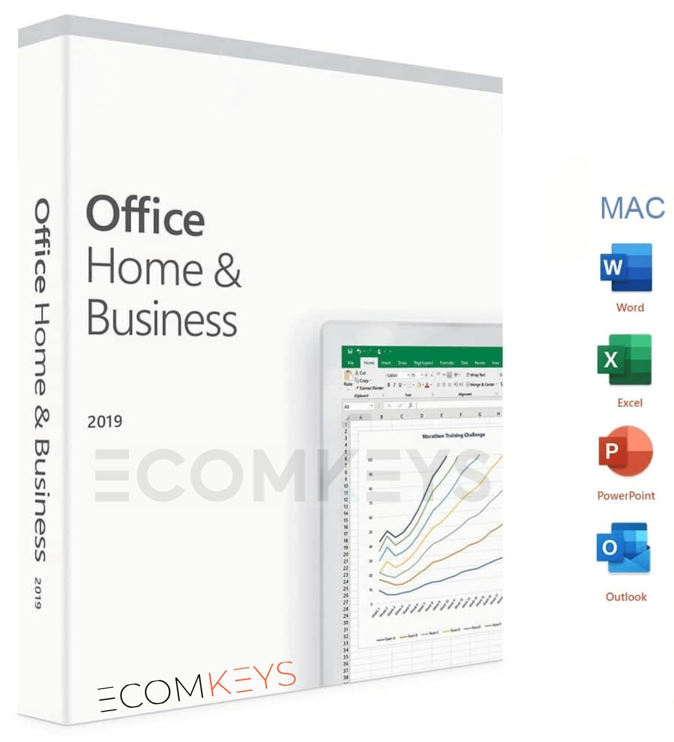 MSOfficesuite Home & Business 2019 (Quick Delivery) for macOS (1 User