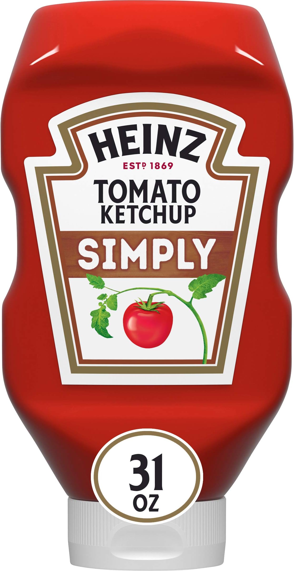 Heinz Simply Heinz Tomato Ketchup (31 oz Bottle)