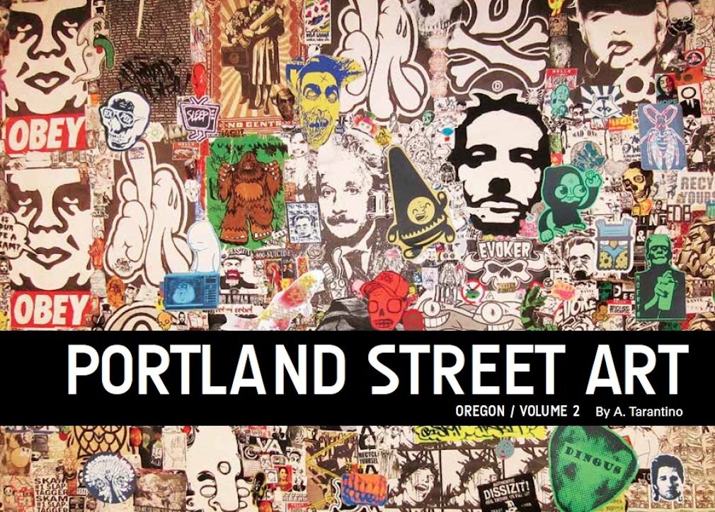 Portland Street Art Volume Two beau livre cadeau original pour collectionneur graffiti anglais