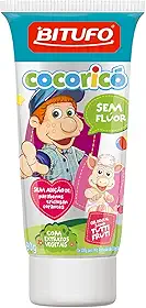 Bitufo Gel Dental Cocoricó Sem Flúor Sabor Tutti Frutti 90 G