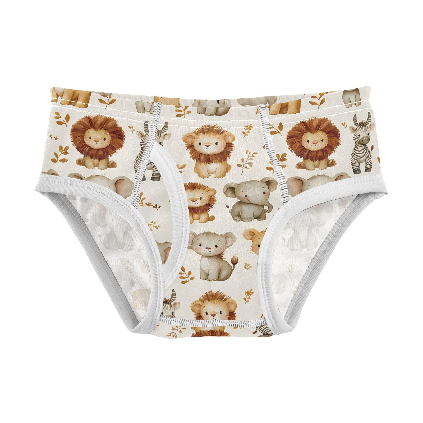 Boys Exclusive Briefs Toddler Underwear 95 Combed Cotton Boxerbriefs 2T Safari Baby Animal