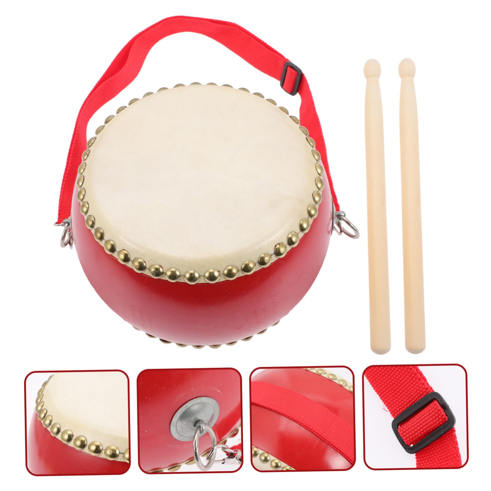 Infantil de Vaca Instrumento Musical Percusión para Juguete Educativo para Desarrollo Ritmo y Coordinación