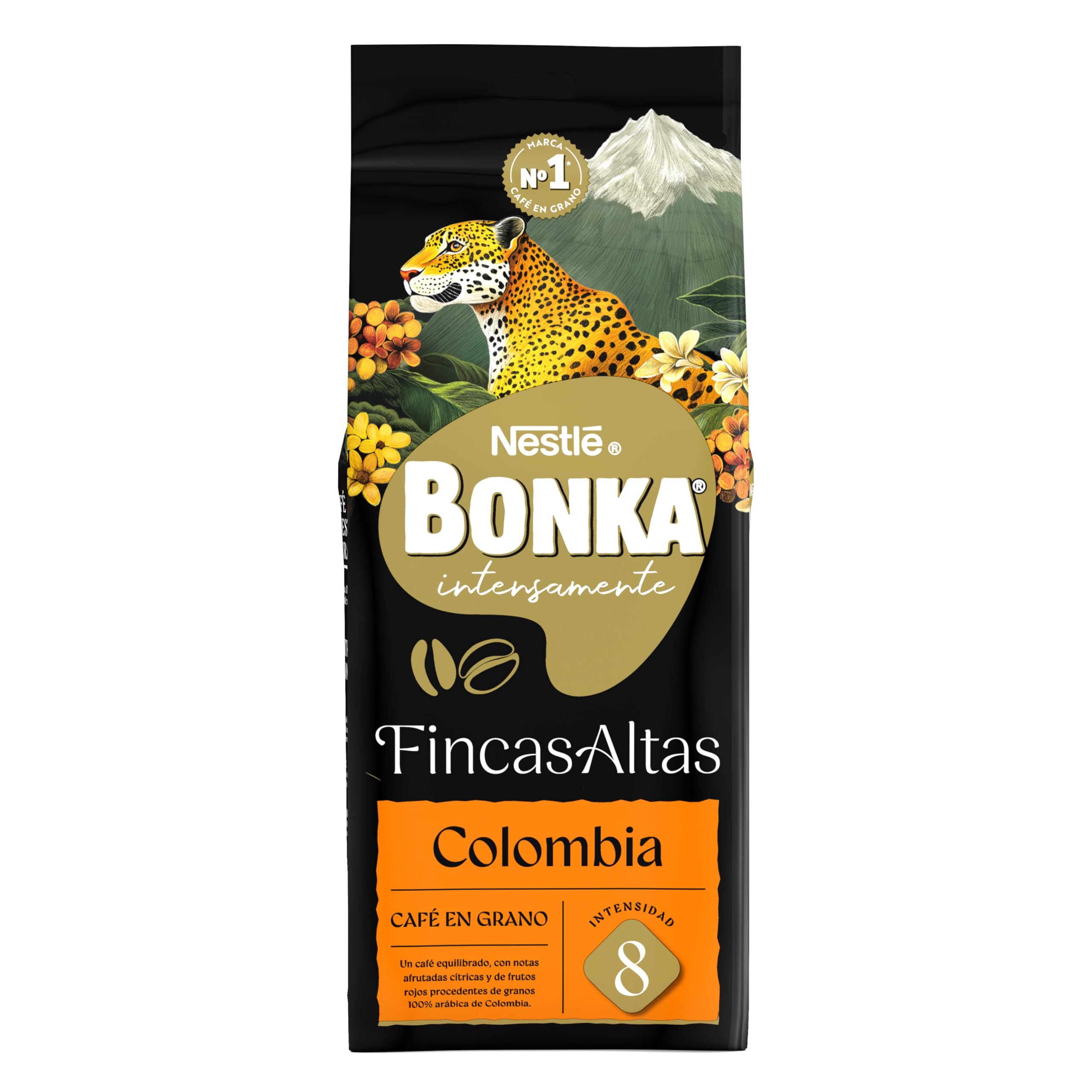 Bonka Café Grano Colombia 500g, intensidad 8