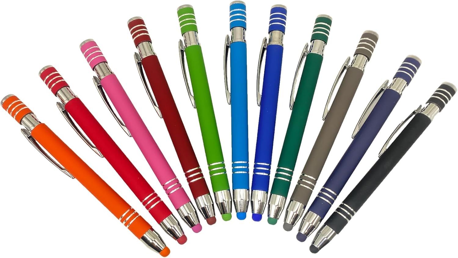 Kugelschreiber mit Touchpen, Xreuctop 11 Stück 2 in 1 Universal