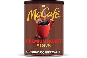 McCafé Premium Medium Roast Ground Coffee, 24-Ounce Canister
