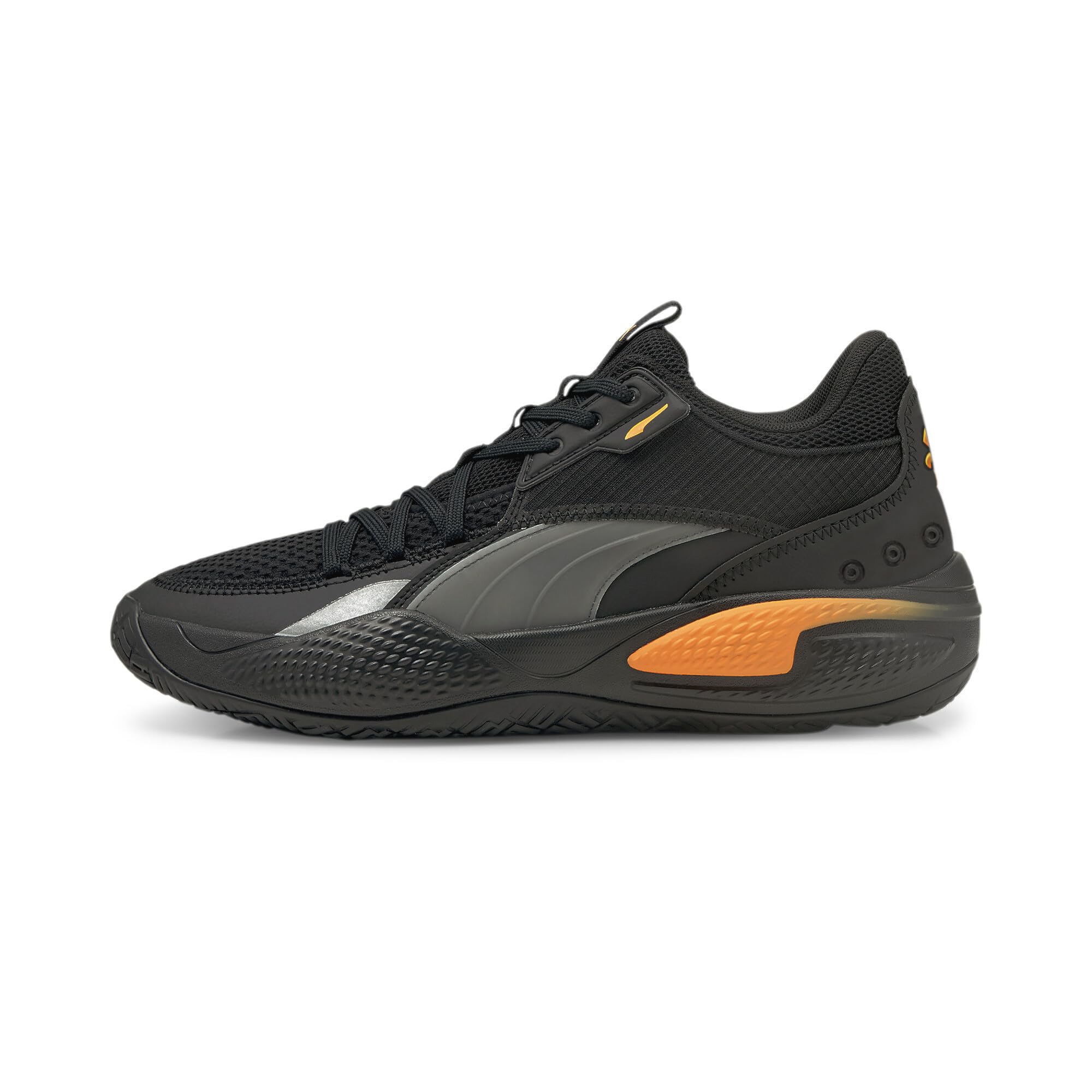 Puma Unisex Adult Court Rider Pop Black-Orange Glow Basketball Shoe-3 Kids UK (37610703) (B09D3C23BN) Amazon Price History, Amazon Price Tracker