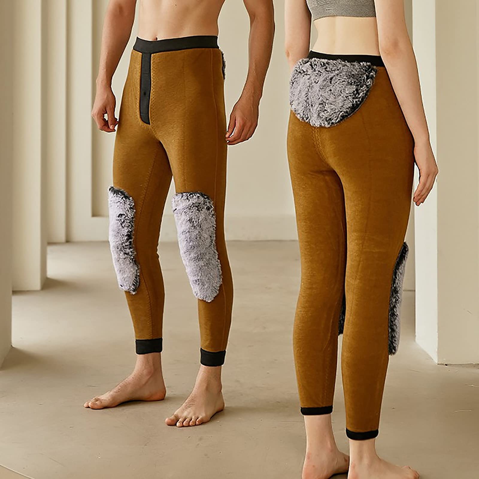 Femmes Pantalon Thermique Caleçon Couche Base Ultra Doux sous-vêtement pour Sports Plein Air Hiver