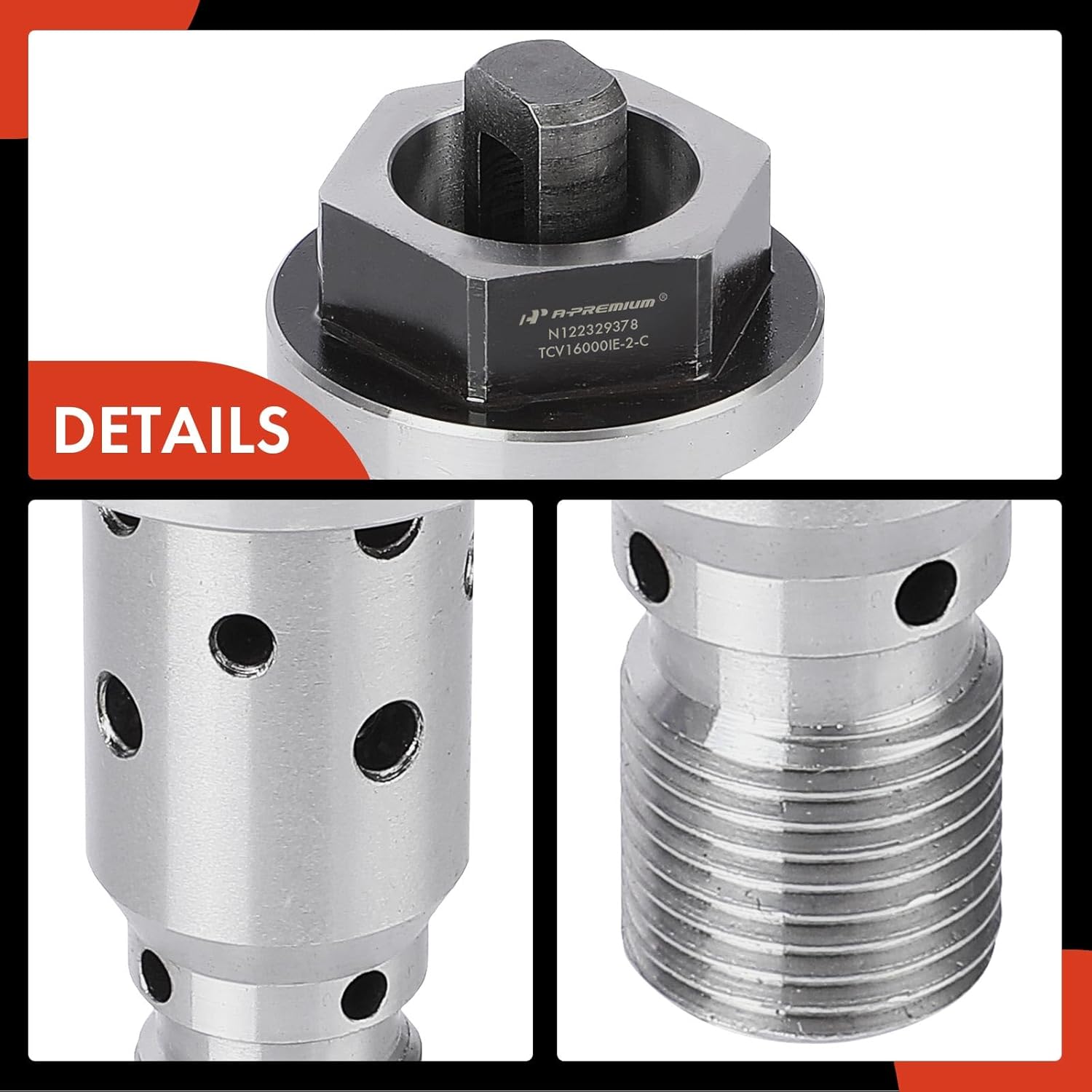 A-Premium 2-PC Intake & Exhaust Engine Variable Valve Timing (VVT) Solenoid Compatible with Mercedes-Benz C230, C300, C350, E350, E550, GLK350, GL450, GL550, S400, S550, G550, SL550, SLK280