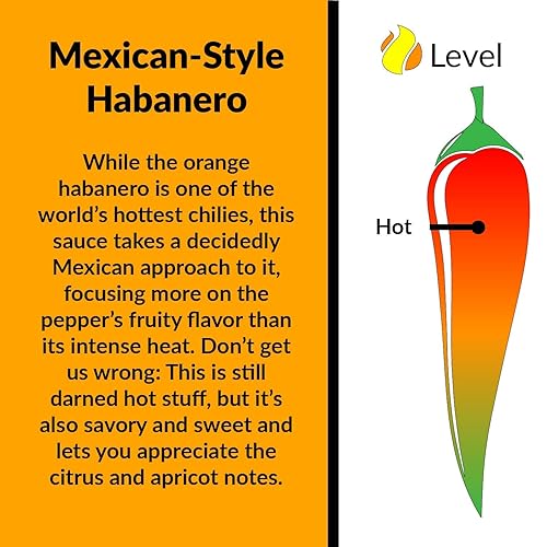 Miniatura 2 de Fat Cat Gourmet - Salsa picante habanero al estilo mexicano  Dulce, agria y salada  Para tacos, enchiladas, fajitas, Bloody Mary  Caliente  Natural,