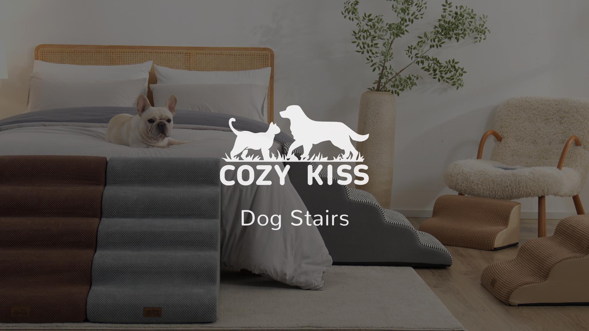 犬 階段 高密度スポンジ 防水加工 ドッグステップ 滑り止め底面 カバー取り外A Amazon | COZY KISS 犬 階段 高密度スポンジ 防水加工 ドッグステップ