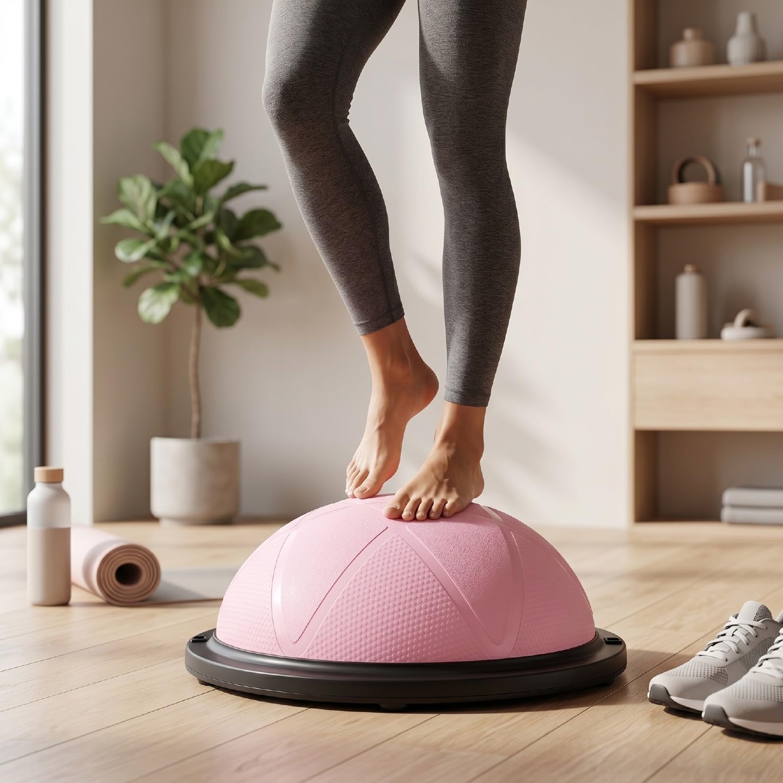 Ejoyous Balance Ball Trainer per Forza del, Mezzo Tondo PVC