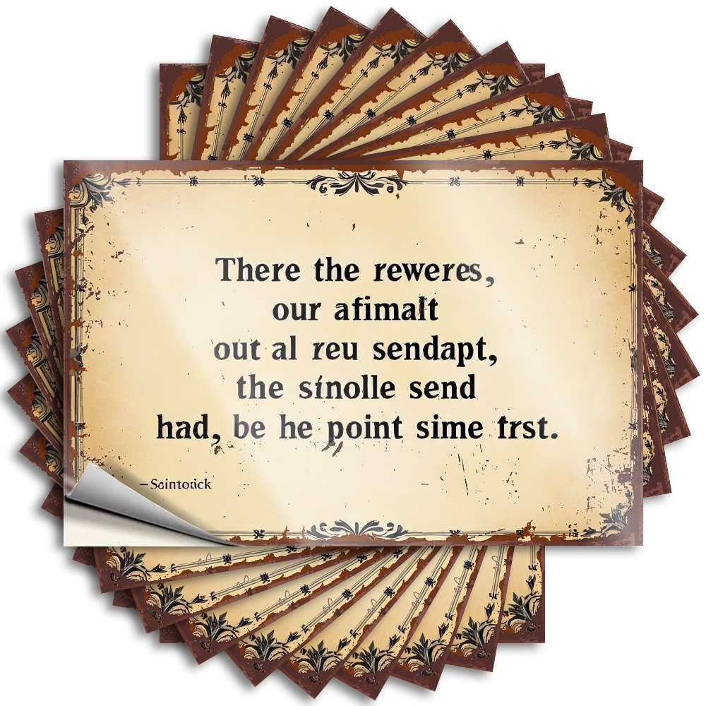 Outdoor Pool Decor Quote Bumper | There The Reweres, Our Afimalt Out Al Reu Sendapt Funky Student Sticker Pack(8X12CM)