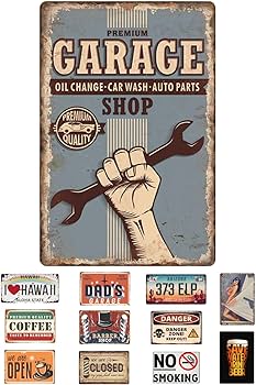 Amazon | レトリカン ブリキ看板 全120種類 アメリカン 雑貨