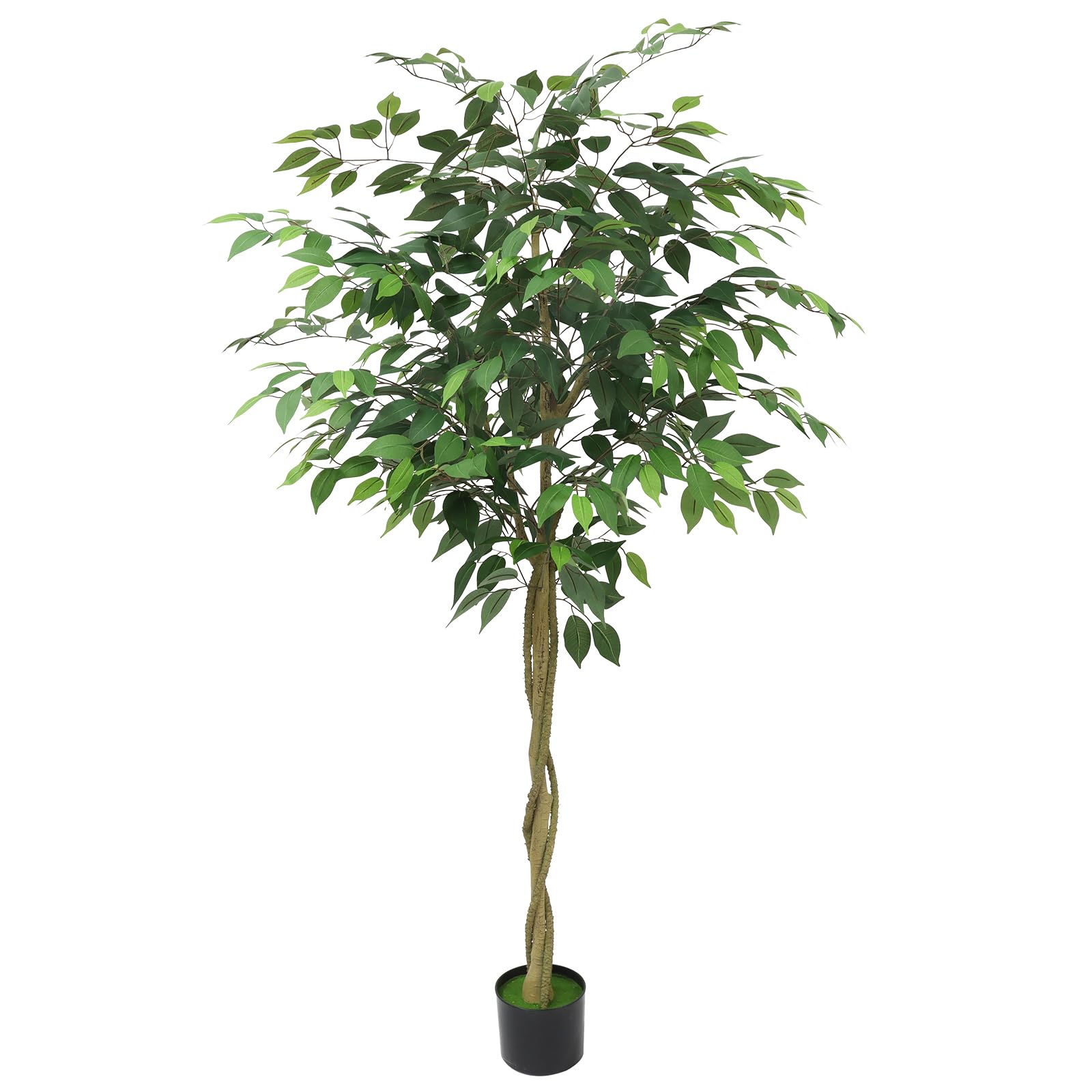 Banyan ficus artificiel de 5m de haut aux feuilles de soie haut de gamme