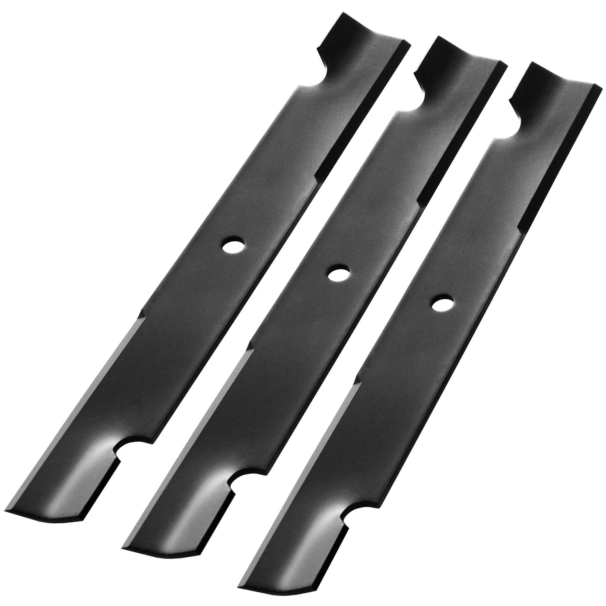Cuchillas de cortacésped de 60 pulgadas para Bad Boy Exmark Gravely Hustler Toro Dixie Chopper 038-2007-00, cuchillas de mulching de alta elevación sustituyen al número OEM 038-6050-00 038-6002-00