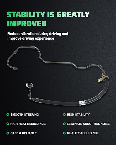 Miniatura 4 de SCITOO Manguera de dirección Manguera de presión Conjunto de línea para Hyundai Santa Fe V6 2.7L 2001 2002 2003 2004 2005 2006 Reemplazar #5751026101