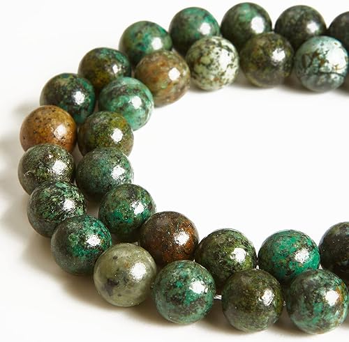 45 cuentas de lepidolita de 0.315 pulgadas (0.315 in), cuentas de piedras preciosas naturales redondas sueltas para hacer joyas