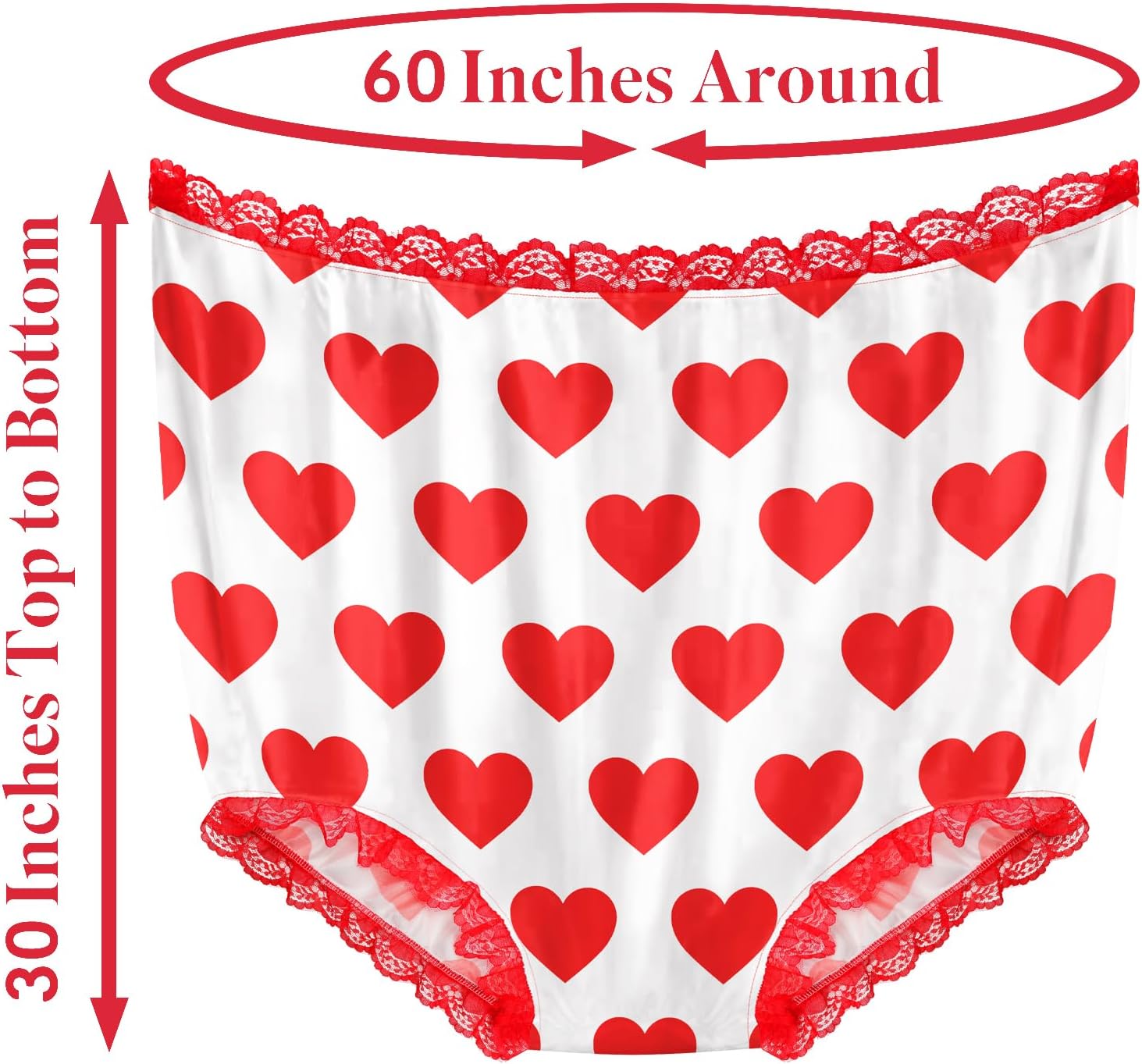 Granny Panties Gag Gifts for Women, Funny Giant Novelty Undies White Elephant Gift for Adults Prank