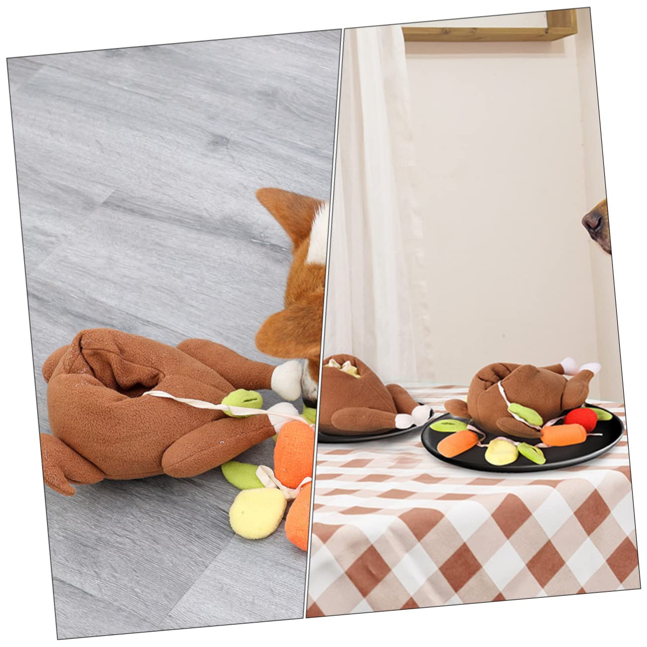 3stücke Interaktives Weihnachts-hundespielzeug Lustiges Quietschspielzeug Für Versteckspiel Geeignet Für Schweißhundetraining Energieverbrauch Langlebig Und Für Haustiere