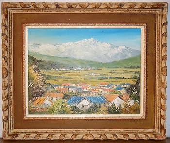 沢健　作品　油絵　　風景 Yahoo!オークション - 真作 沢健 油彩「奥日光」画寸 F6 静岡県出身 林