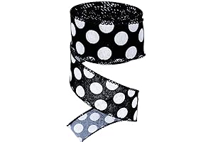 Polka Dots Wired Ribbon: Beautifying Occasions with Classic Charm