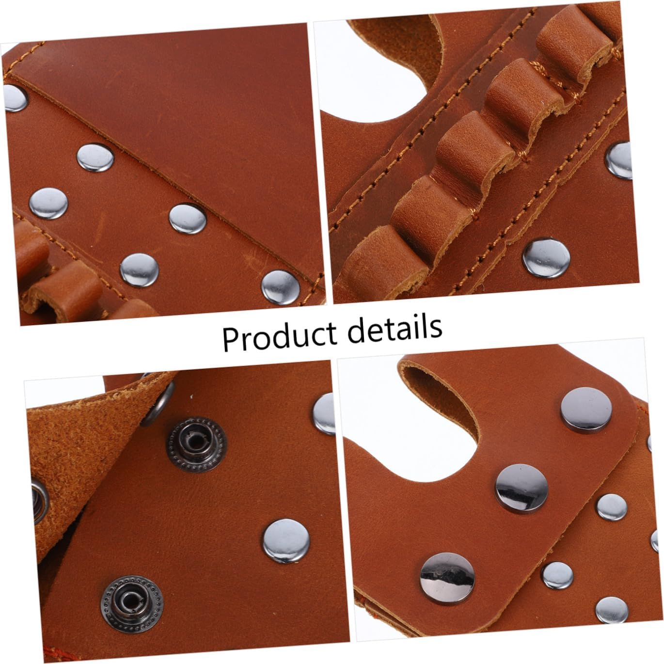 Healifty Lightweight Leather Arrow Bag Portable Arrow Holder for Outdoor Hunting and Practice Waist Mounted Pocket Design Detachable Archery Accessory for Recurve and Compound Bows