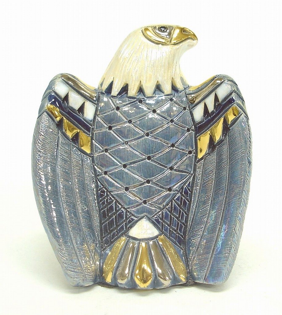 Amazon.co.jp: リンコナダ ワシ 734 陶器 動物 置物 鳥 鷲 鳶 白頭鷲