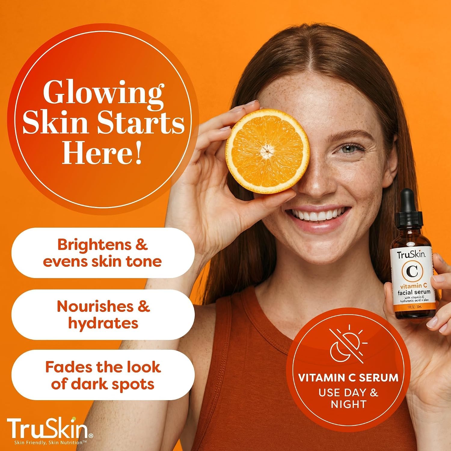TruSkin Vitamin C Serum: Brighten & Glow -4 TruSkin Vitamin C Serum: Brighten & Glow -4