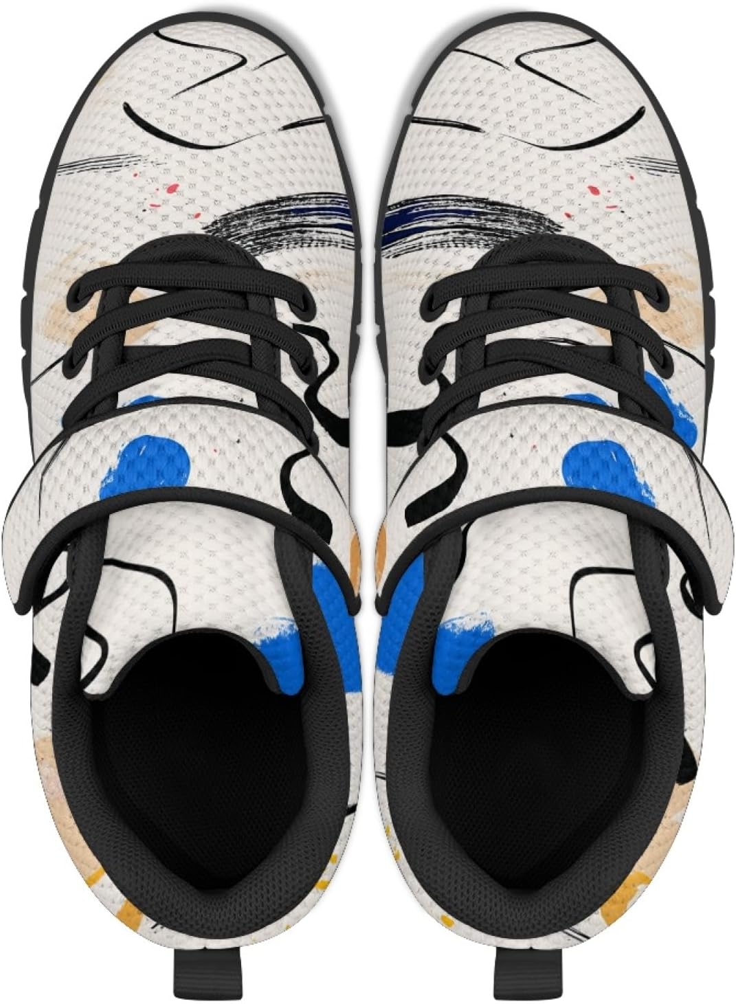 Shoes for Girls Fashion Floral Print Athletic Sneakers Comfy Breathable Sports Running Shoes for Teenager Girls