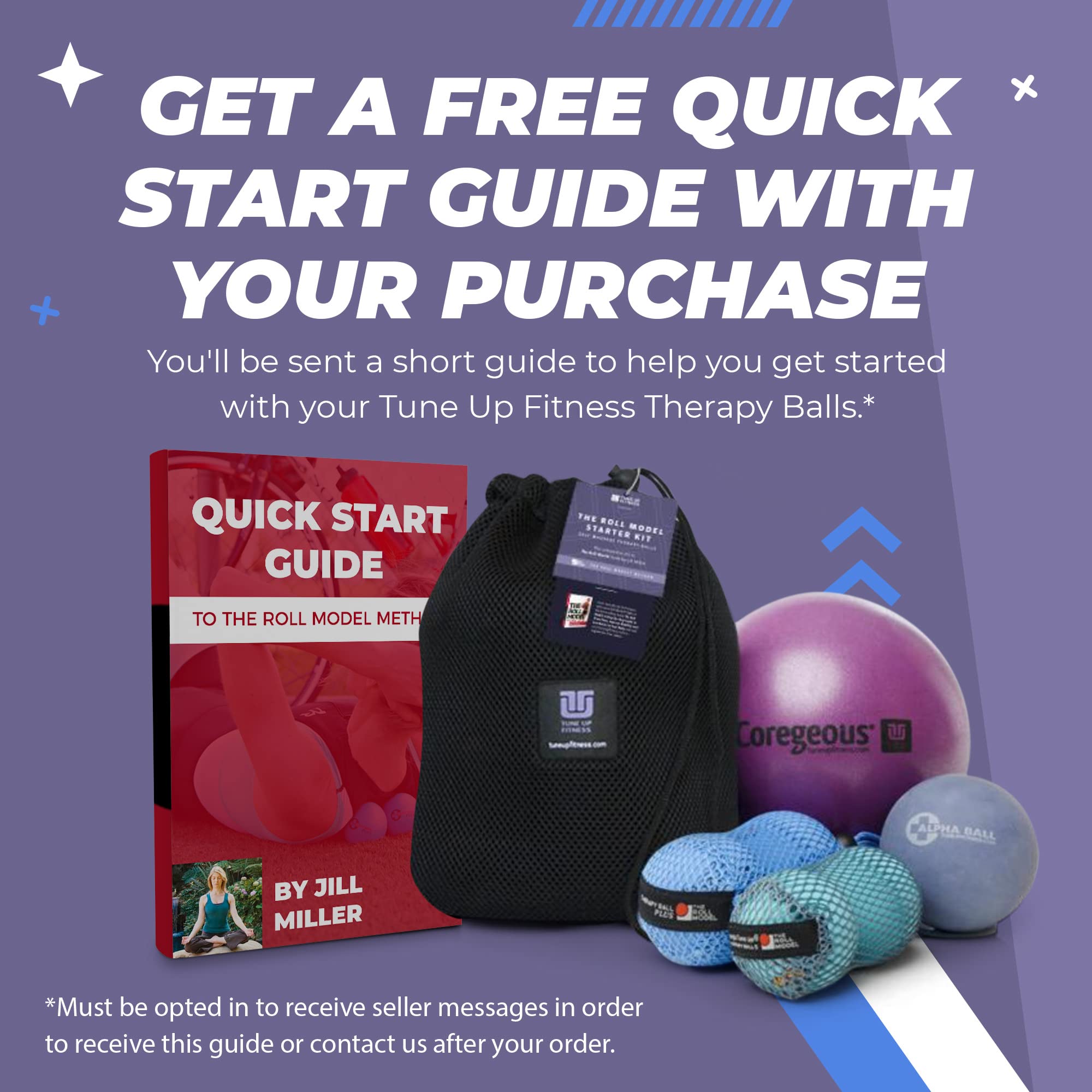 Tune Up Fitness Therapy Ball PLUS Pair in Tote Lacrosse Ball