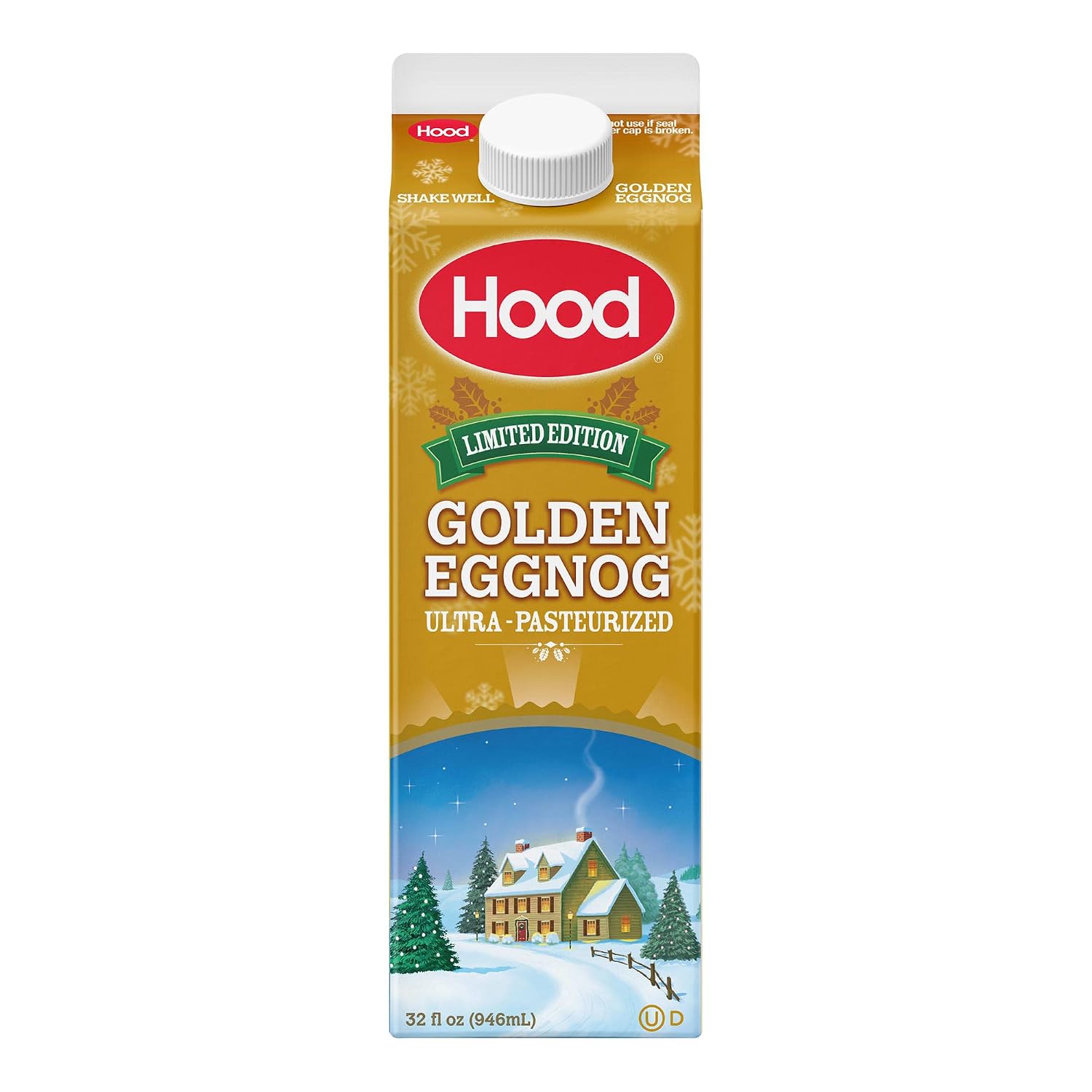 Hood, Golden Egg Nog, 1 Quart, 32 oz