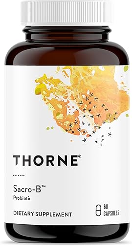 THORNE - Probiótico Sacro-B - Apoya la salud intestinal, la función inmunológica y el alivio del estreñimiento* - Apoyo a la salud sin gluten* - 60