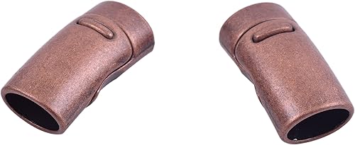 Miniatura 7 de 3juegos (10,3x 6.5mm latón envejecido color cierre magnético para Regaliz pielbrazalete