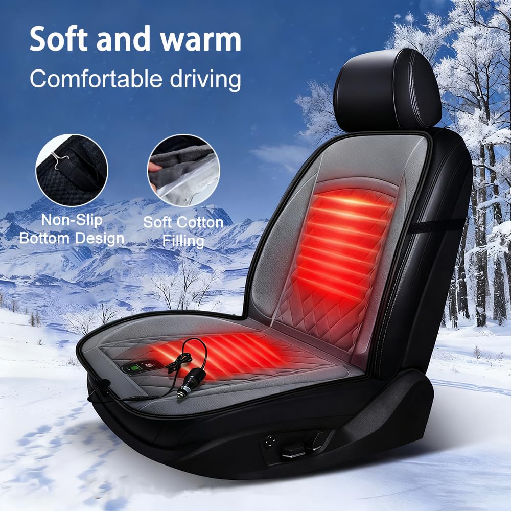 Auto Sitzkissen für BMW 1 Series F20 F21 MPack 118i 120i 2015-2019-pr, Winter Autositz Auflage Mit Voller Rückenlehne Warm Bequem Weich Plüsch zum Fahren im Winter,A-Black