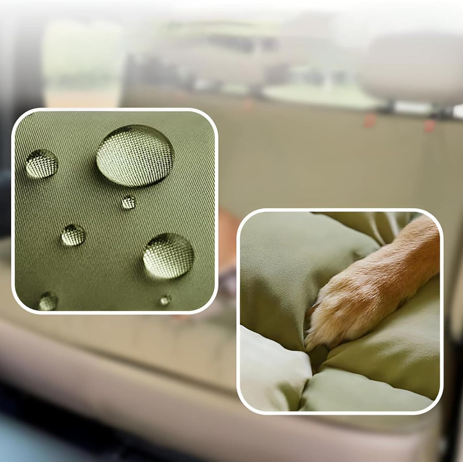 Dog Car Back Seat Protector | Foldable Puppy... 18 Dog Car Back Seat Protector | Foldable Puppy...