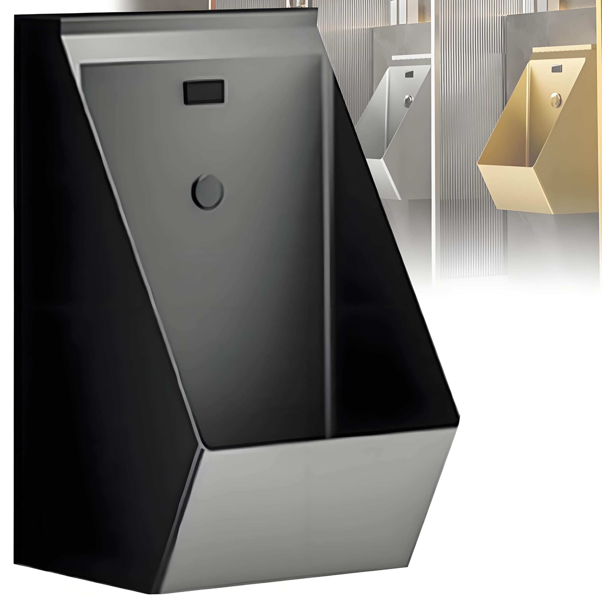 Orinal de acero inoxidable 304 con sensor de descarga premium