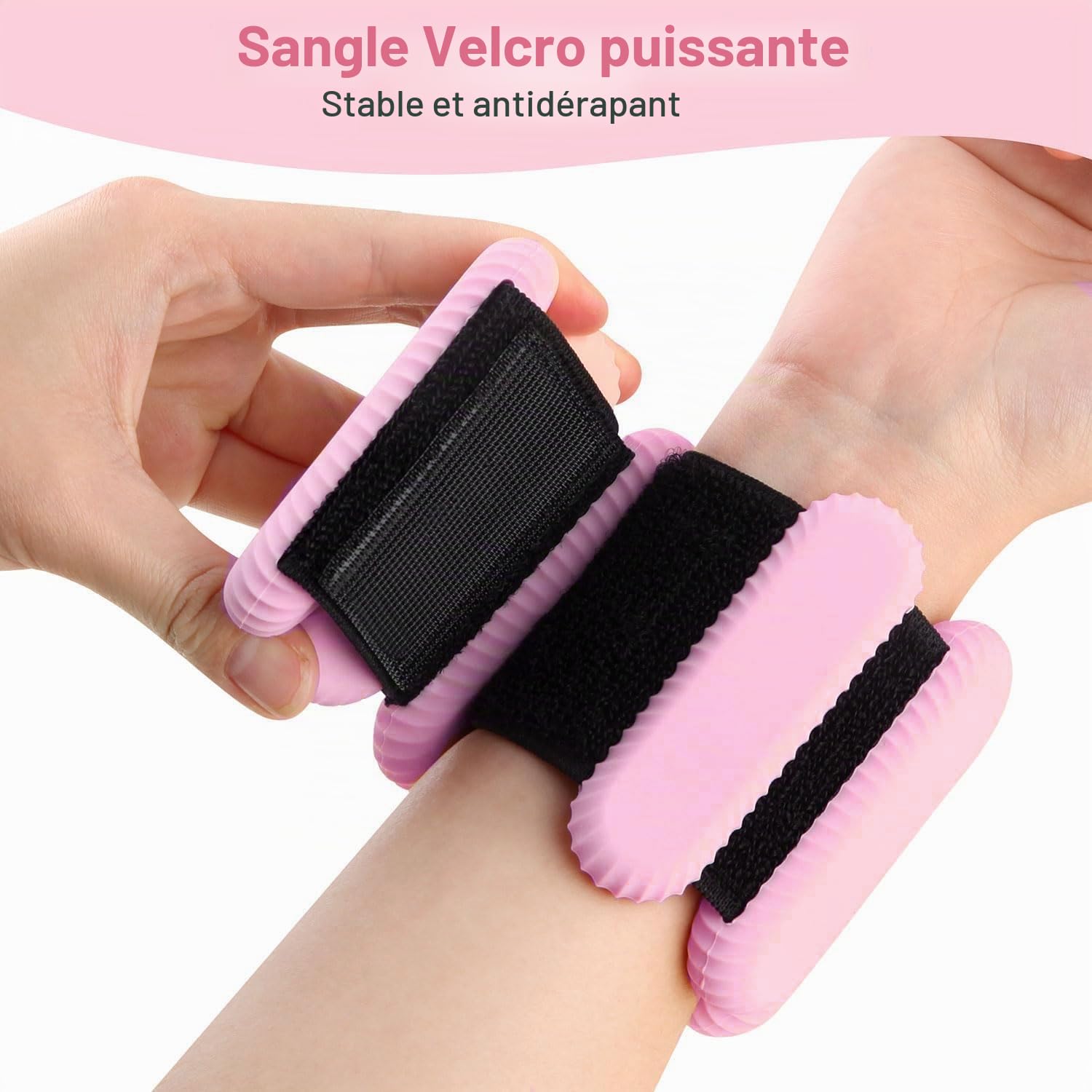 2 PCS Poids de Poignet réglables Poids de Cheville pour Exercice Marche Jogging Yoga aérobic Pilates Bracelet de Poids Bracelet de Remise en Forme