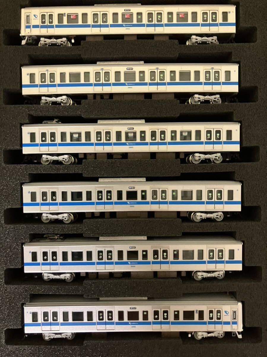 片前面連結可  扉仕上品 小田急 3000形 7次車 ブランドマーク付き 6両 片前面連結可 扉仕上品 小田急 3000形 7次車 ブランドマーク付き