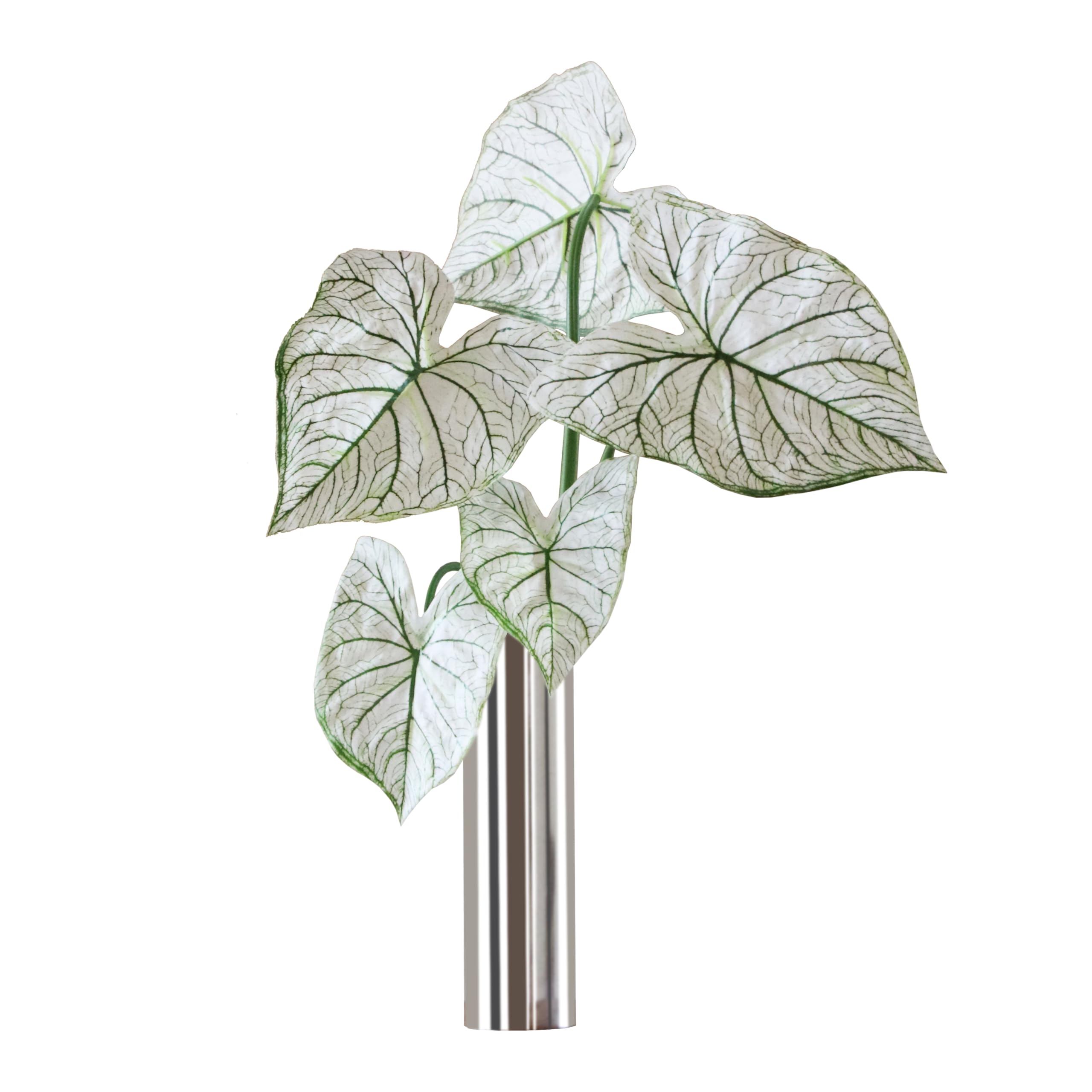 VerdantCharm Künstliche Calla-Lilienpflanze, Schwarze Blätter, Höhe 46 cm, künstliche Grünpflanze, Innendekoration für Wohnzimmer, Schlafzimmer und Büro