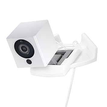 Screwless Angled Corner Wall Mount Kit for Wyze Cam V2, Watch Crib, Kids, Cashier etc, VHB Stick On, Full Tilt & Pan Function, No Mess, No Drilling, Strong Adheasive, by Brainwavz