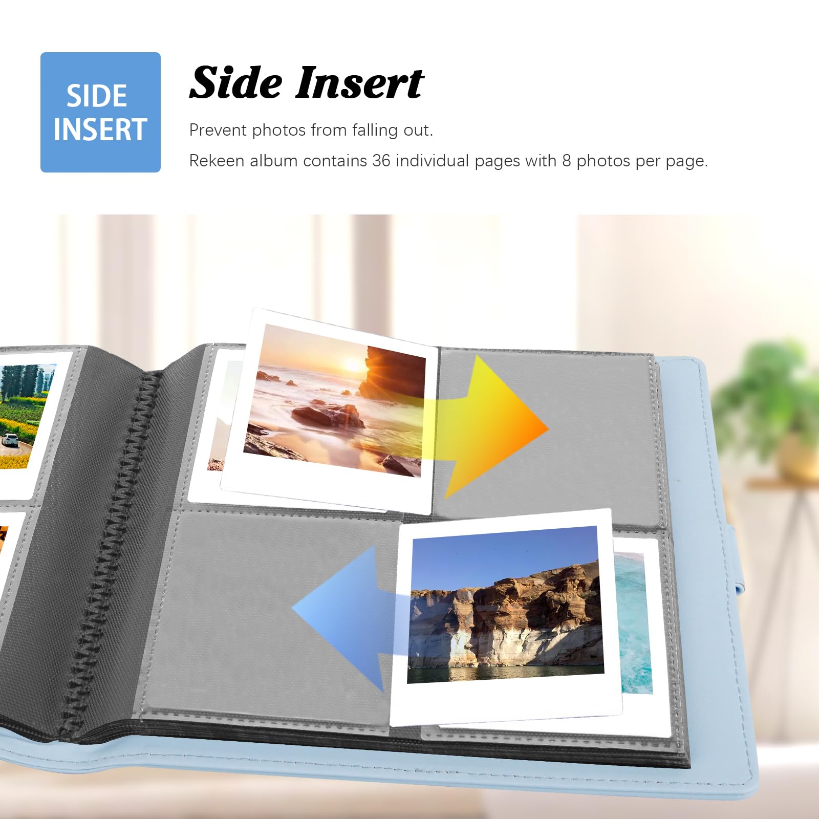 Amazon.com: 288 Pockets Photo Album for Fujifilm Instax Square SQ1