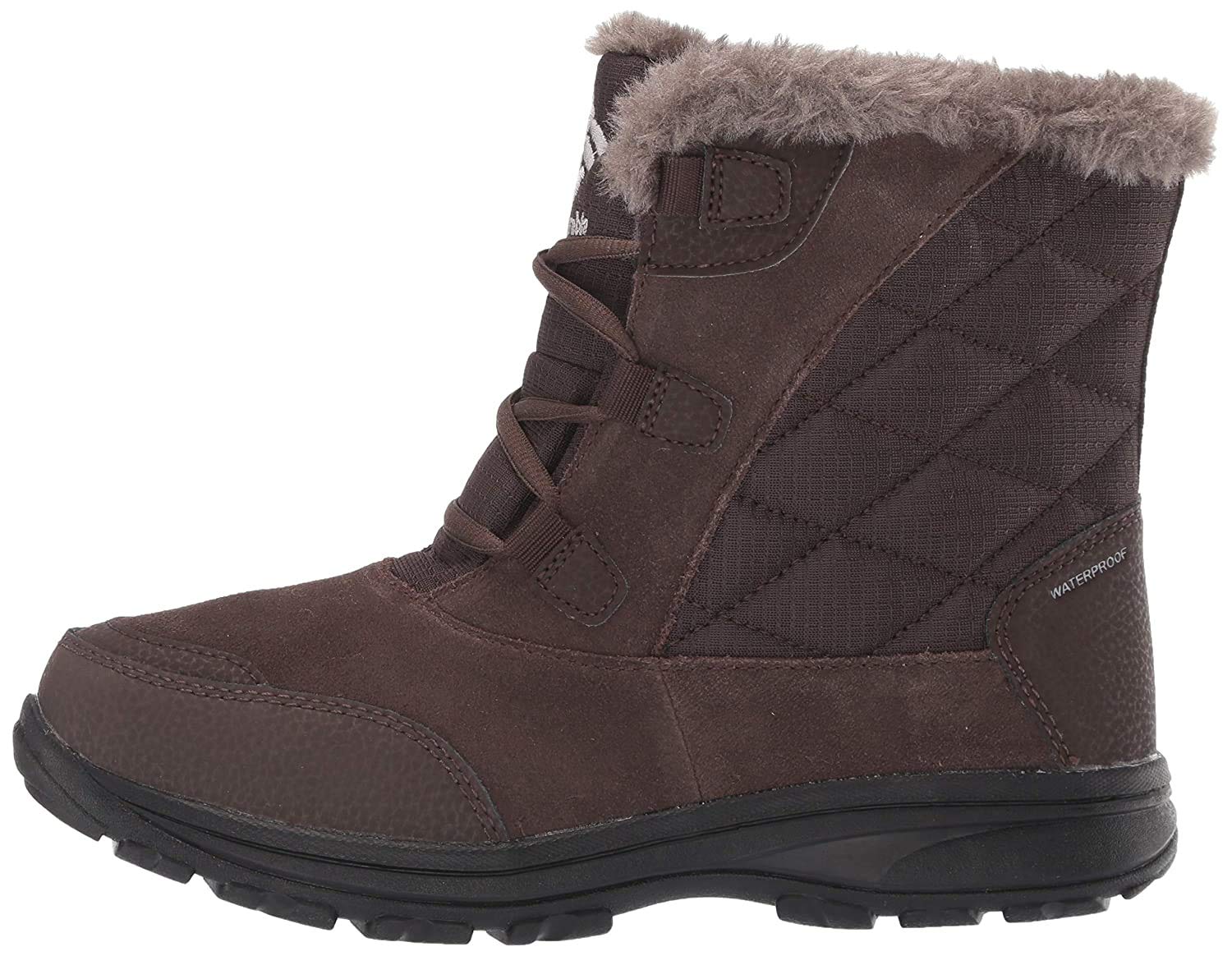 Columbia Botas para nieve Mujer, Cordovan Grey, 39.5 EU
